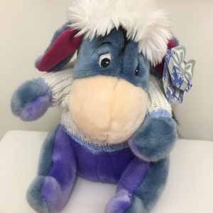 Disney store Eeyore plush toy 11.5” new with tags